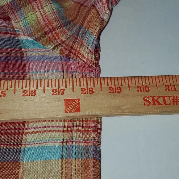 Talbots Men's 100% Linen Short Sleeve Shirt, Size XL - Picture 12 of 13